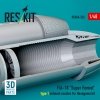 RESKIT RSU48-0522 F/A-18 Super Hornet type 1 exhaust nozzles for Hasegawa kit (3D Printed) 1/48